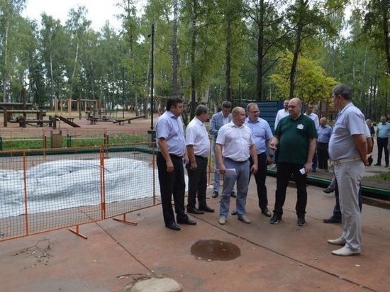В Железногорске Курской области благоустроят парк за 130 млн рублей