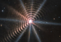 Изображение «чрезвычайного явления», происходящего от Земли на расстоянии 5600 световых лет, прислал на днях космический телескоп «Джеймс Уэбб»