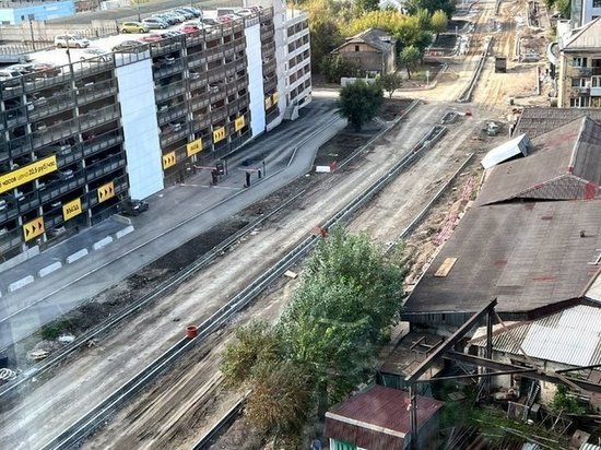 Частичное открытие движения по улице Маерчака в Красноярске отложили из-за дождей