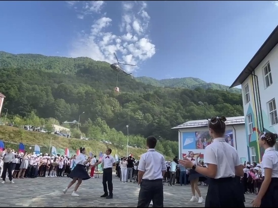В горах Сочи открыли школу на высоте 670 метров над уровнем моря