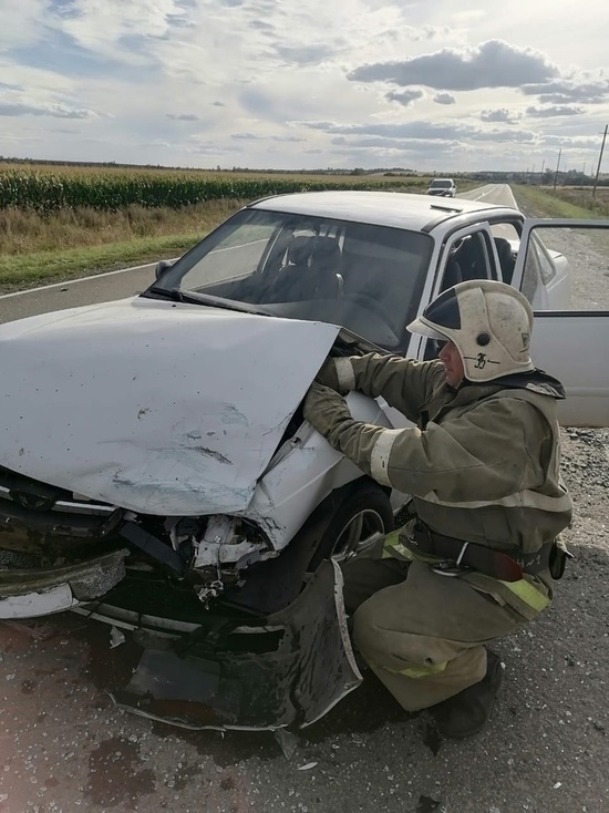 В Курской области под Обоянью произошло жесткое ДТП