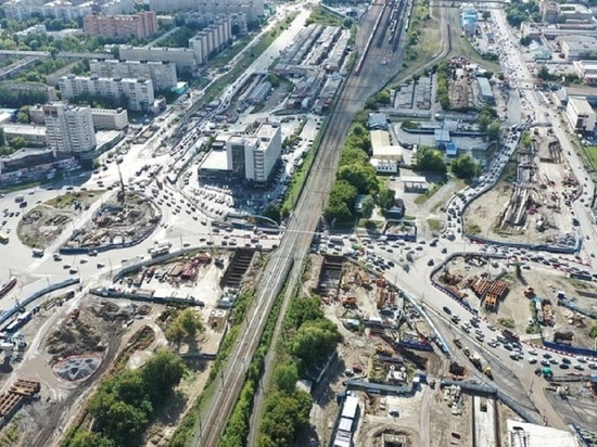 Движение по объездным дорогам запустили на площади Энергетиков в Новосибирске