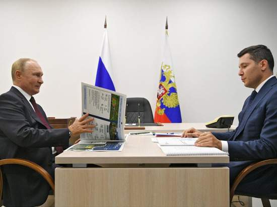 Алиханов рассказал Путину о развитии сферы образования в Калининграде