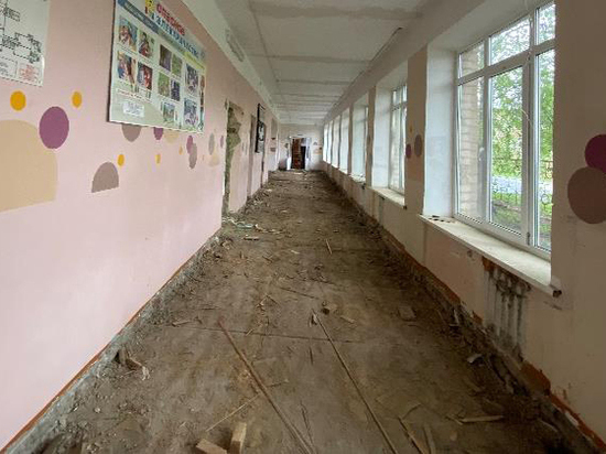 В селе Курманаевка завершается ремонт школы, которого ждали 22 года