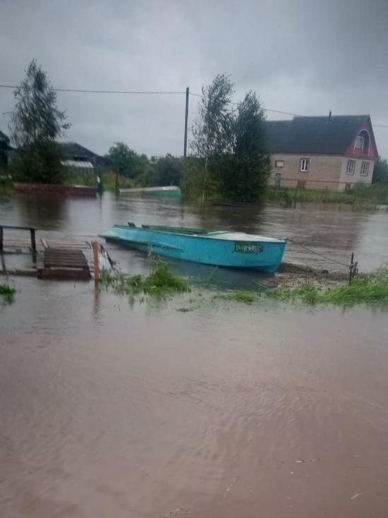 Наводнение произошло в Вытегорском районе Вологодской области