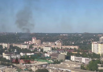 Обстрелы Донецка, в том числе центральной его части, продолжается весь день 2 сентября