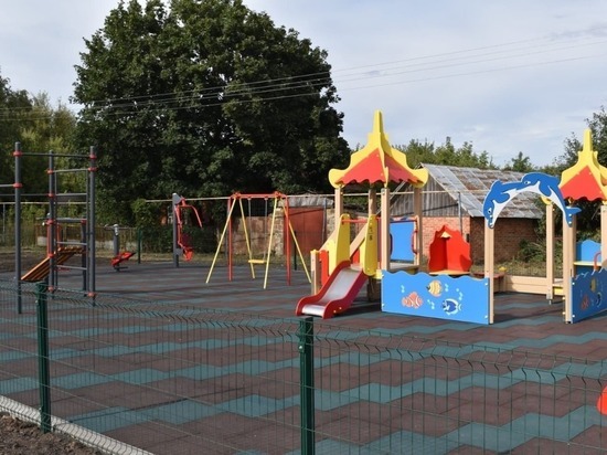 В рамках проекта «Решаем вместе» в Белгородской области открылась комплексная спортивно-игровая площадка
