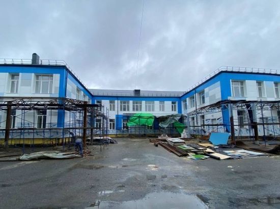 Детская поликлиника в Заполярном отремонтирована на 70%