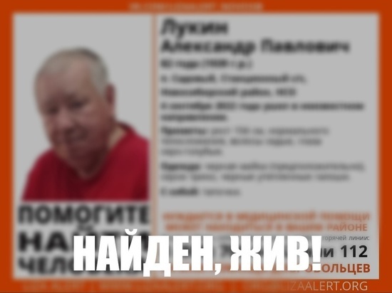 В лесу под Новосибирском нашли пропавшего пенсионера с тапочками