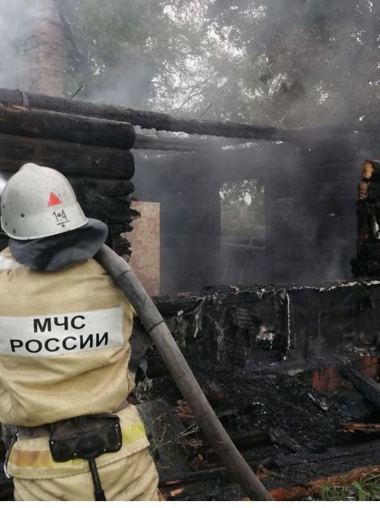 В Сафоновском районе на пожарище обнаружили тело неизвестного