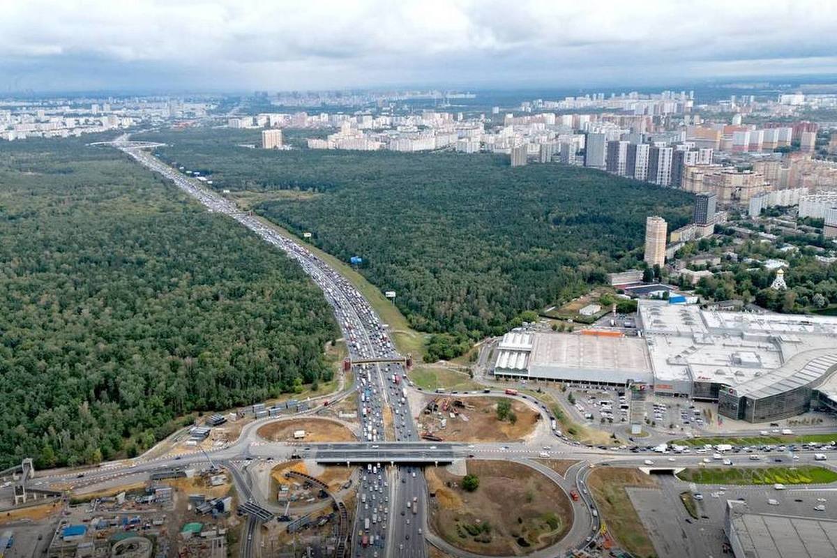 Мкад фото сверху москва