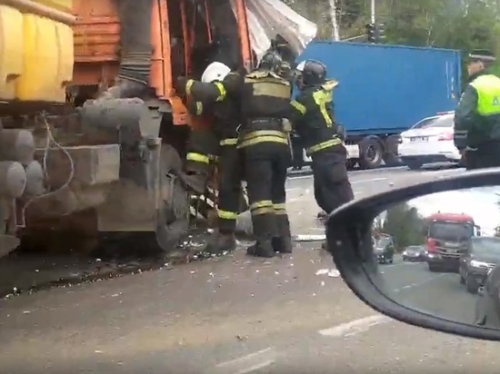 У Дягилевского поста ДПС на выезде из Рязани произошла серьёзная авария
