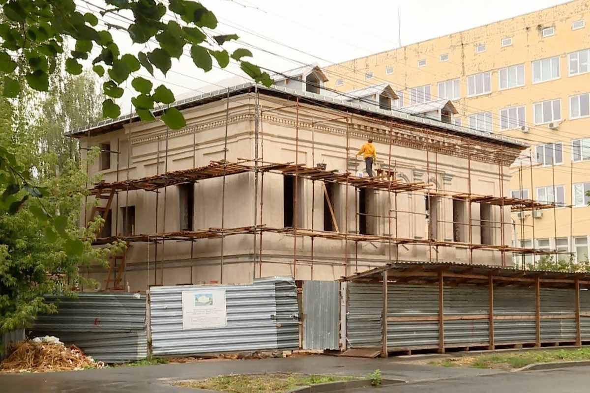 Частный инвестор завершает ремонт исторического особняка в центре Костромы