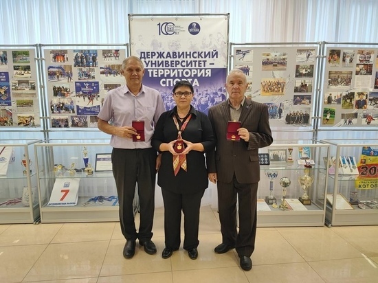 Ветераны комплекса ГТО в Тамбове получили памятные медали