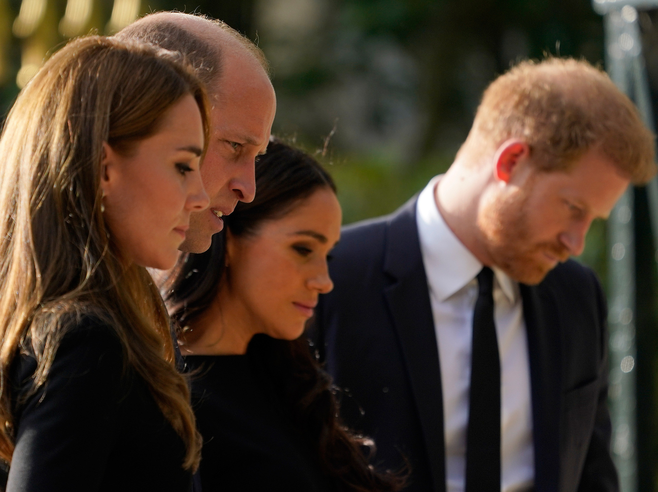 Princes William and Harry arrive at Windsor with their wives: exit footage