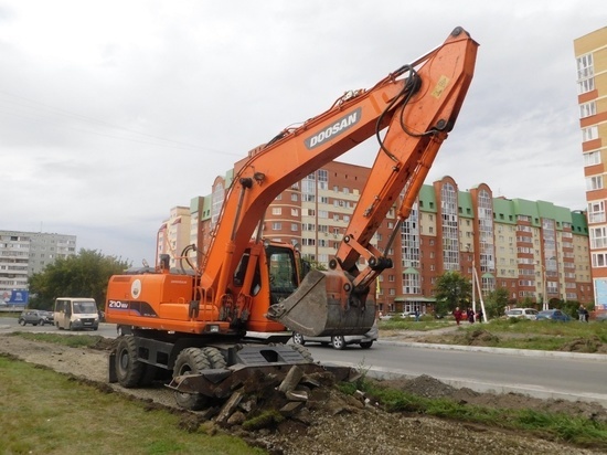 В Омске на улице Степанца отремонтируют проезжую часть и тротуары