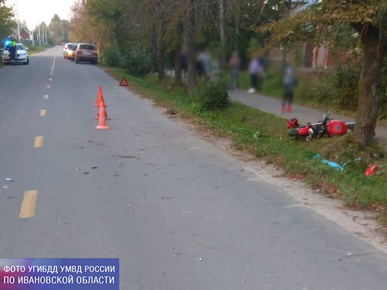 В воскресенье в Ивановской области погиб мотоциклист