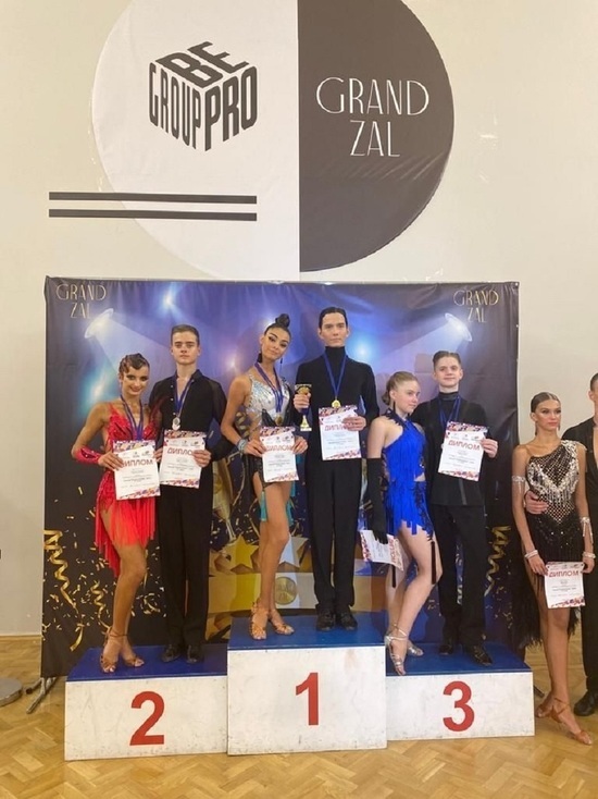 Семь призовых мест завоевали танцоры Серпухова на Подмосковном рейтинговом турнире
