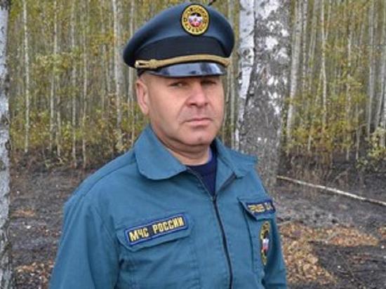 В Пителинском районе Рязанской области пожарные потушили горящую траву
