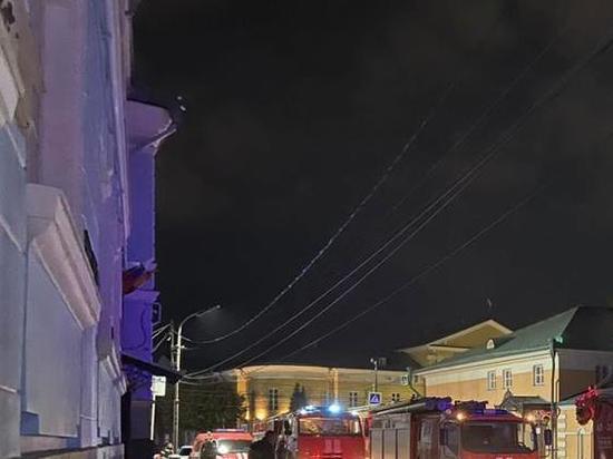 В школе №7 в центре Рязани произошёл пожар