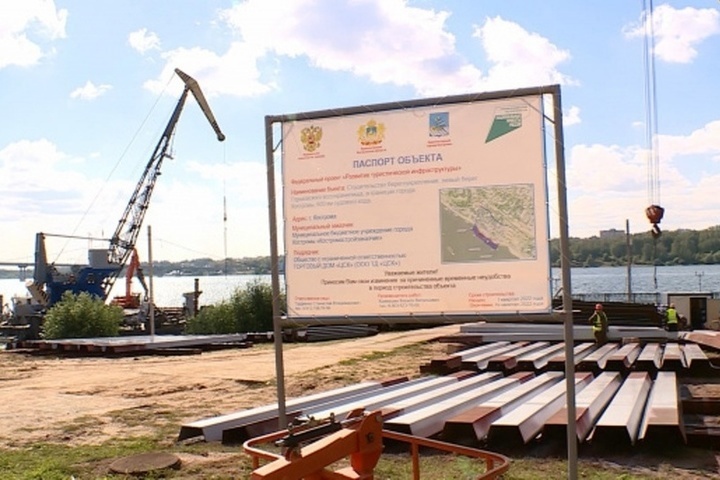 Костромские ремонты: укрепление берега Волги на улице Лесной подрядчик обещает закончить до ледостава