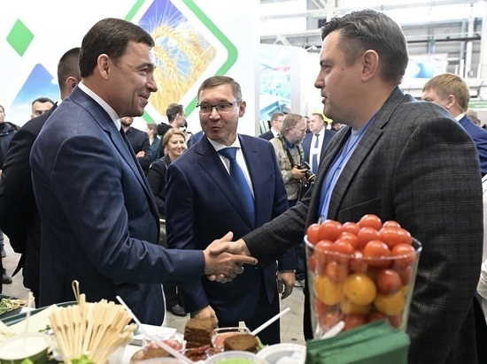 Евгений Куйвашев и Владимир Якушев открыли крупнейшую на Урале агропромышленную выставку