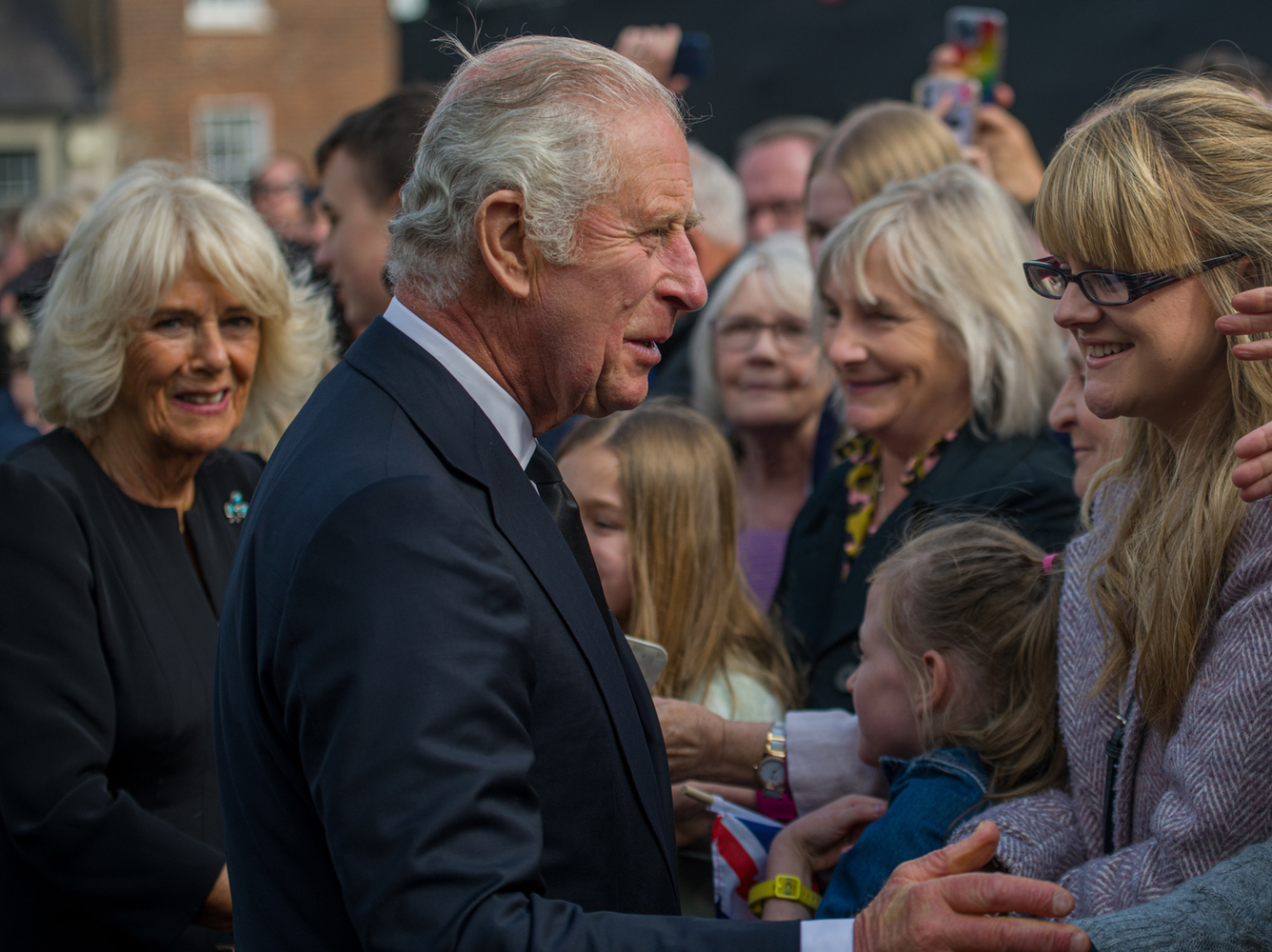 Charles III officially proclaimed King of Britain: the faces of Camilla and William 