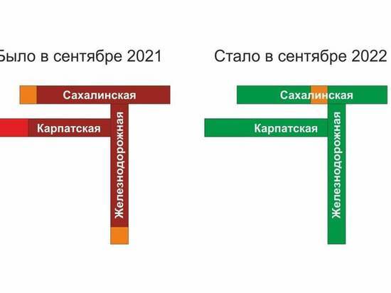 Сложный транспортный узел развязали в Южно-Сахалинске