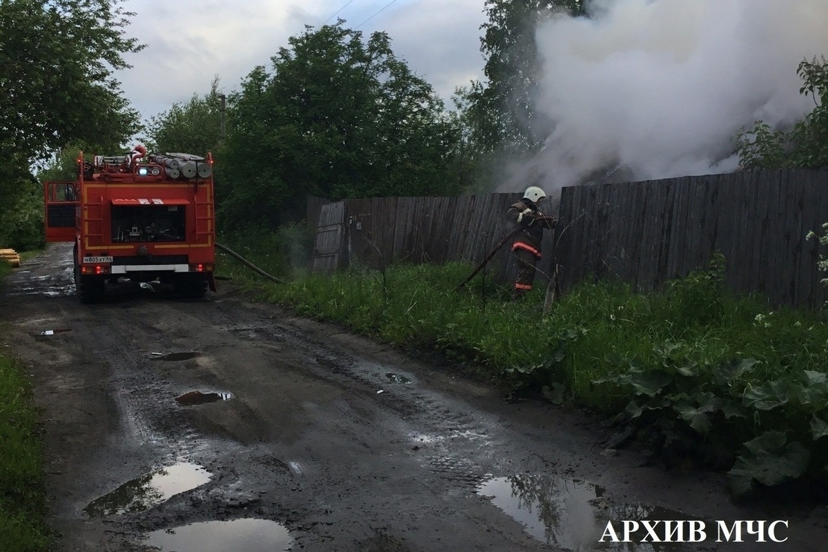 Причиной вчерашнего пожара в деревне Брино Костромского района стала неисправная печь