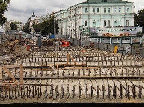Орловские чиновники отчитались о работах на Красном мосту