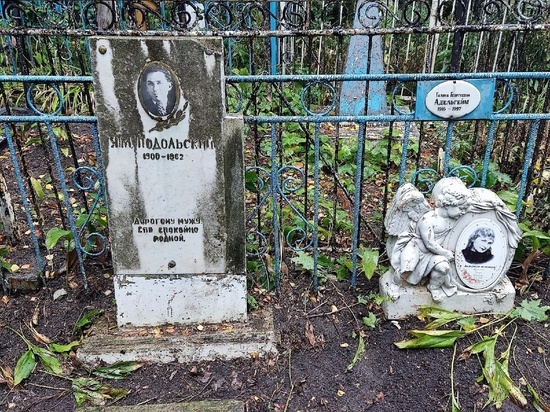 На Воздвиженском кладбище Тамбова привели в порядок могилы деятелей искусства, у которых не осталось родственников