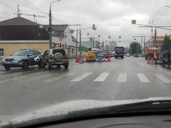 В Пензе Терновку парализовало из-за ДТП и ремонтных работ