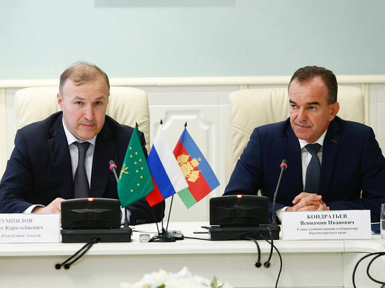 Губернатор Кубани обсудил с главой Адыгеи вопросы сотрудничества