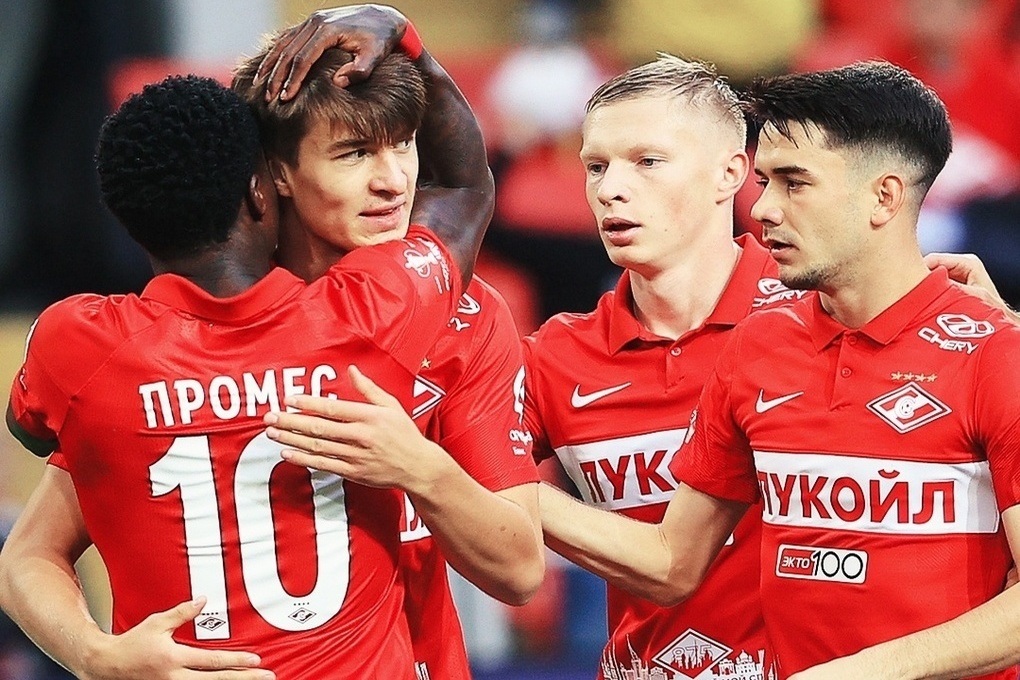 «Спартак» разгромил «Факел» в матче Кубка России