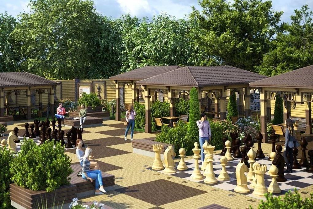 В следующем году в Костроме появится шахматный сквер