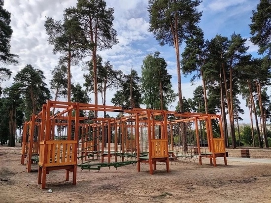  В Александрове благоустроен городской парк «Сосенки»