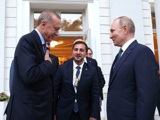 Bloomberg: Эрдоган собрался просить у Путина 25% скидку на газ