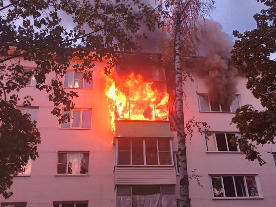 В Железнодорожном районе Воронежа при пожаре сгорел мужчина