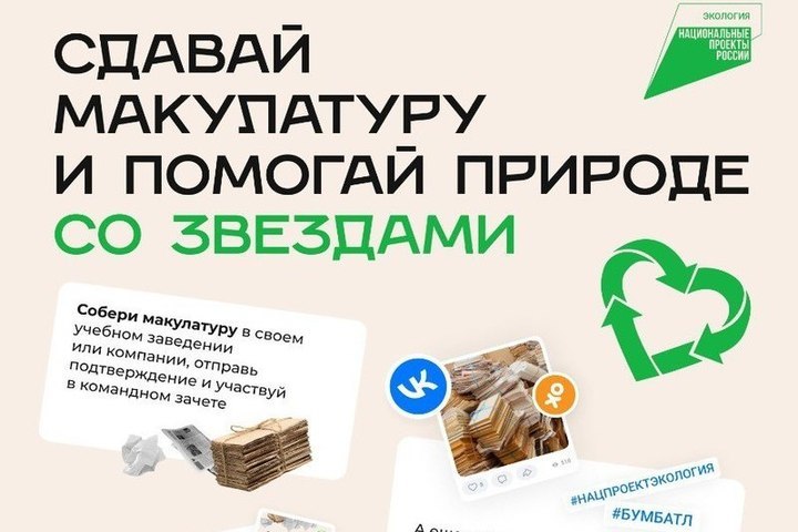 Костромской БумБатл: наша Почта России присоединилась к экологической акции
