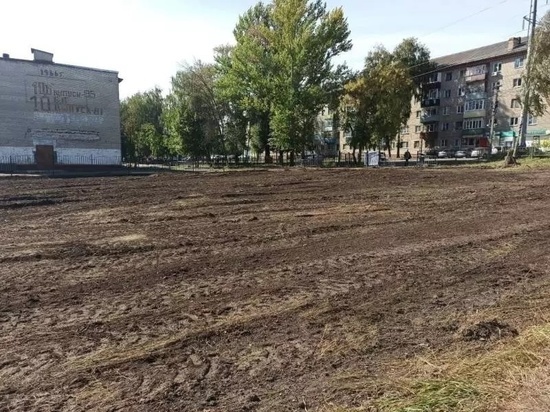 В Тамбове при подготовке будущего сквера вырубили все деревья