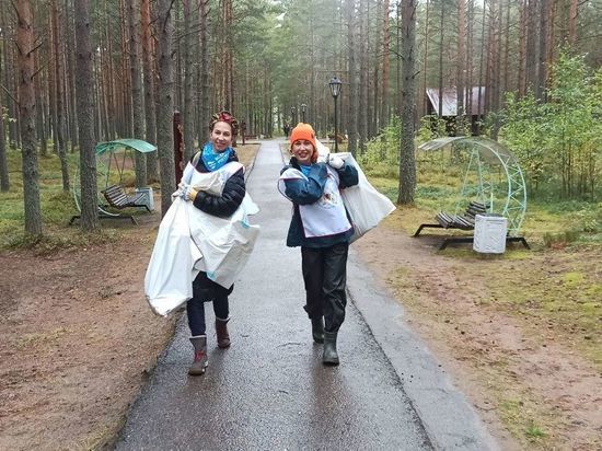 Экоактивисты очистили берег Финского залива в Смолячково