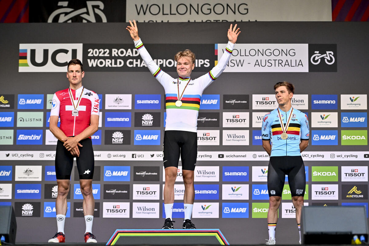 Фосс выиграл индивидуальную гонку на время на ЧМ по велошоссе