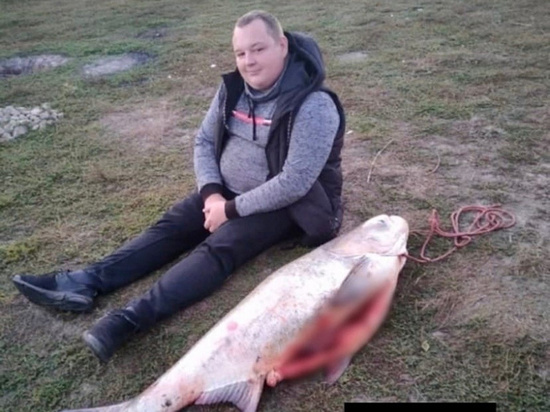 На Оке под Рязанью рыбаки поймали толстолобика весом 32 килограмма