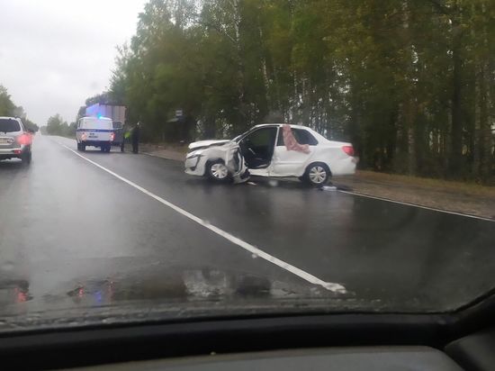 В Клепиковском районе Рязанской области произошло серьёзное ДТП