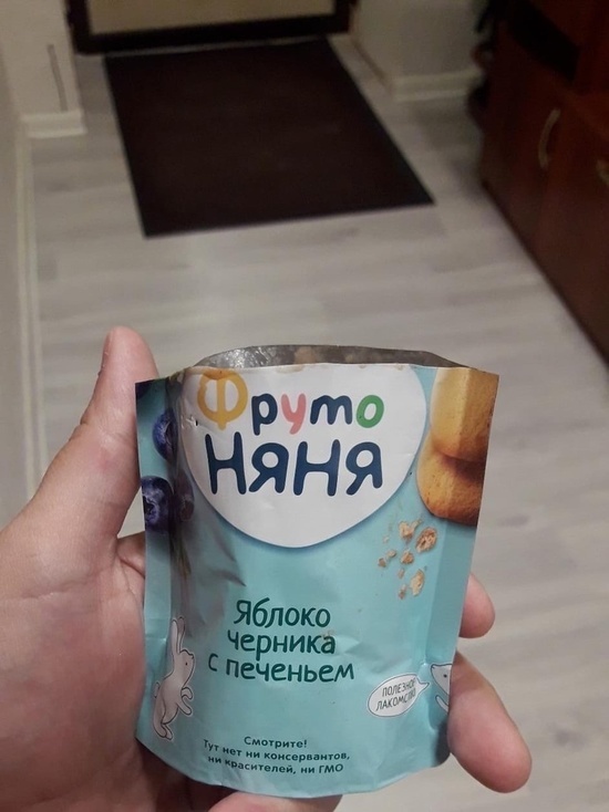 В Муравленко женщина купила «Фруто Няню» с яблоком, черникой и мышью