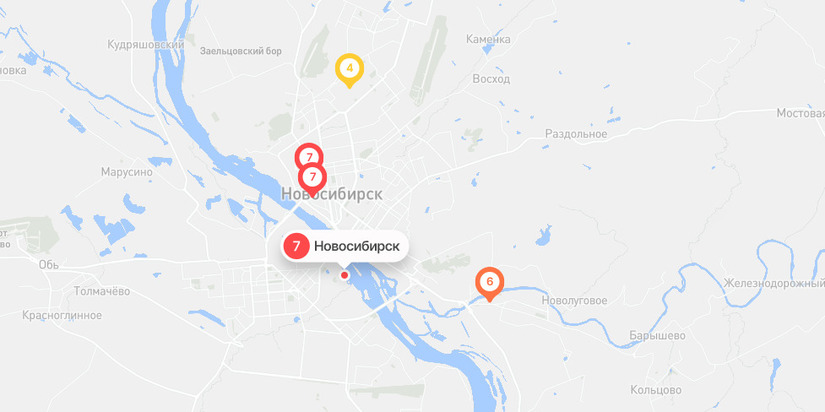 Карта воздуха новосибирск