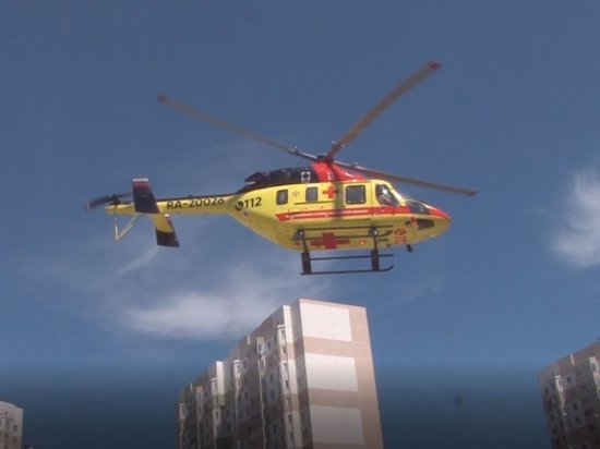 В Курской области вертолёт санитарной авиации с начала года совершил 101 вылет