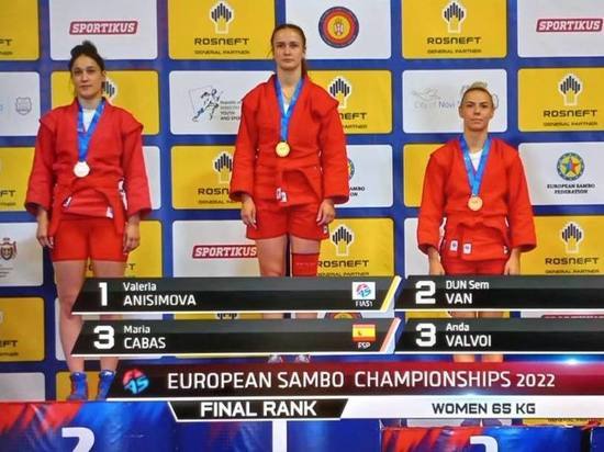 Спортсменка из Северска взяла «золото» на европейском чемпионате по самбо
