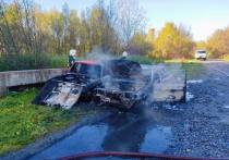Пламя охватило сразу два «ВАЗа» на дорогах Кандалакшского района. Один из автомобилей обгорел полностью. У другого серьезно повредились моторный отсек и салон.