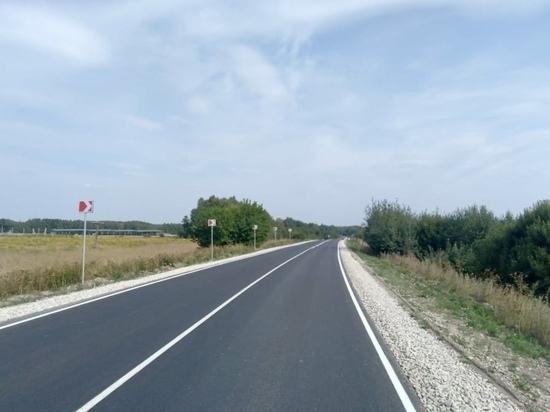 По нацпроекту в регионе отремонтировали 32 километра трассы «Тула – Белев»